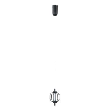 Italux Pedro PND-34405-1-BK lampa wisząca 1x4W/LED 267lm 3000K IP20