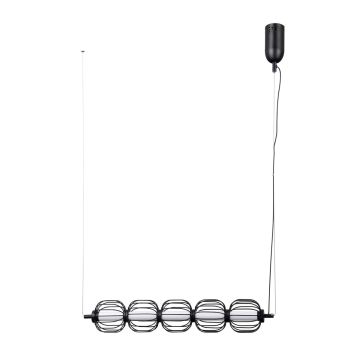 Italux Pedro PND-34405-5-BK lampa wisząca 5x20W/LED 793lm 3000K IP20