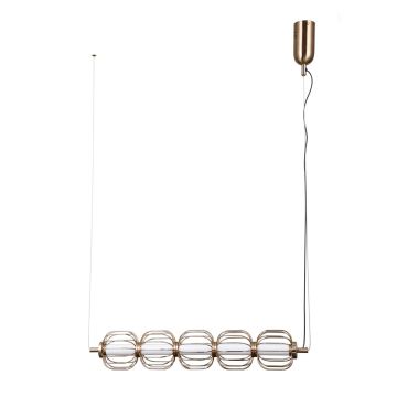 Italux Pedro PND-34405-5-HBR lampa wisząca 5x20W/LED 793lm 3000K IP20