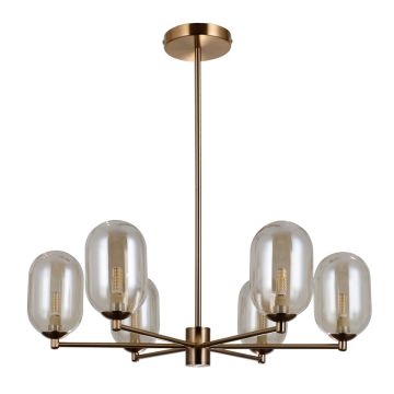 Italux Perano PND-4215-6-HBR lampa wisząca 6x5W/G9 IP20 