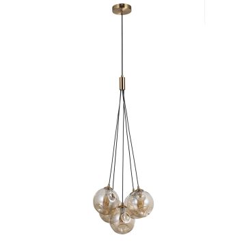 Italux Perlos PND-54456-5-HB-AMB lampa wisząca 5x5W/G9 IP20 