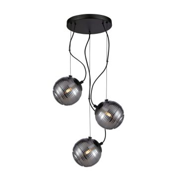 Italux Perona PND-92389-3A-BK lampa wisząca 3x40W/G9 IP20