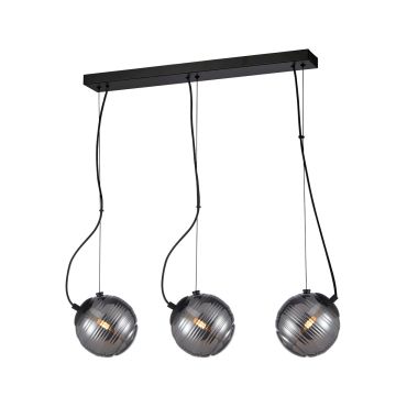 Italux Perona PND-92389-3L-BK lampa wisząca 3x40W/G9 IP20