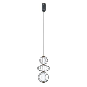 Italux Rabel PND-344221-3V-BK lampa wisząca 3x10W/LED 713lm 3000K IP20