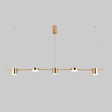 Italux Remdal PND-16374-5-COP-GD-4K lampa wisząca 30W/LED 4000K IP20