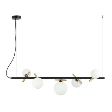 Italux Reverso PND-5622-5-BK-W lampa wisząca 5x25W/G9 IP20 