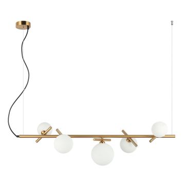 Italux Reverso PND-5622-5-BRO-W lampa wisząca 5x25W/G9 IP20 
