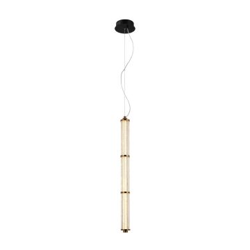 Italux Sanpo PND-26384-3V-GD-CL lampa wisząca 1x9W/LED 780lm 3000K IP20