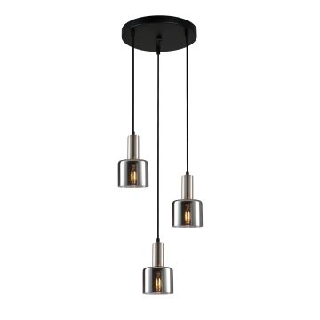 Italux Santia PND-65342-3A-SC+SG lampa wisząca 3x40W/E27 IP20