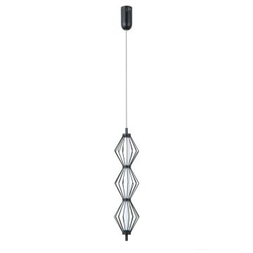 Italux Sevil PND-34403-3V-BK lampa wisząca 3x15W/LED 1068lm 3000K IP20