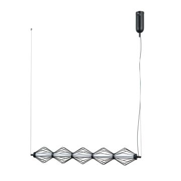 Italux Sevil PND-34403-5-BK lampa wisząca 5x25W/LED 1288lm 3000K IP20