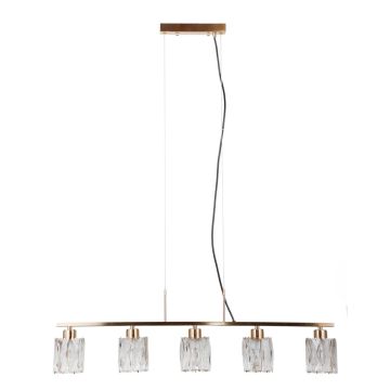 Italux Simona PND-40814-5-HBR lampa wisząca 5x40W/E14 IP20
