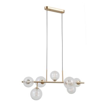 Italux Toledo PND-40717-7-HBR lampa wisząca 7x5W/G9 IP20