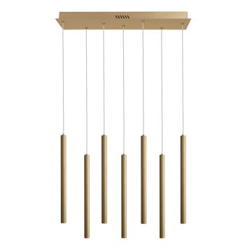 Italux Valdes PND-22302-7-GD lampa wisząca 7x35W/LED 1300lm 3000K|4000K|6000K IP20