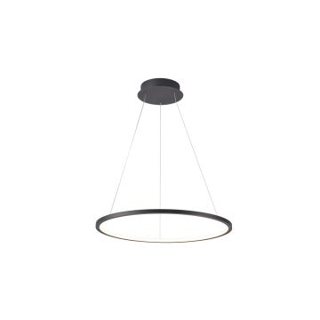 Italux Vinola PND-56135B-040RPC-BK-3KS4K lampa wisząca 1x24W/LED 3000K|4000K IP20
