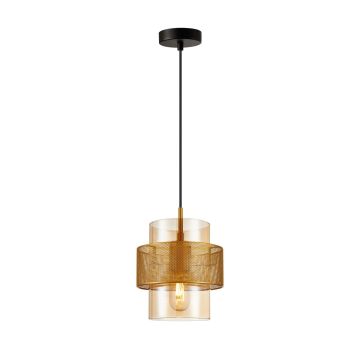 Italux Vinoti PND-22132-1S-GD-AMB lampa wisząca 1x40W/E27 IP20