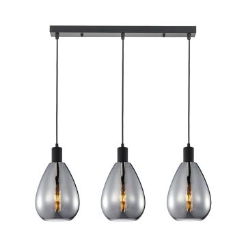 Italux Zulo PND-27812-3-BK-SG lampa wisząca 3x40W/E27 IP20
