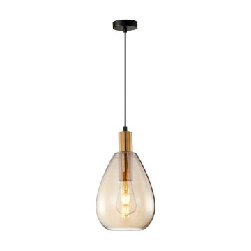 Italux Zulo PND-27812-BRO-AMB lampa wisząca 1x40W/E27 IP20