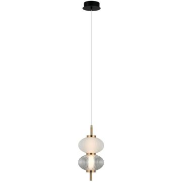Italux Testa PND-84938-2-BK lampa wisząca 1x8W/LED 500lm 3000K IP20