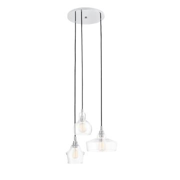 Kaspa LONGIS 10525309 lampa wisząca 3x25W/E27 IP20