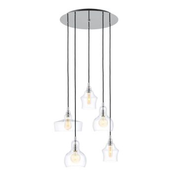 Kaspa LONGIS 5 10526509 lampa wisząca 5x25W/E27 IP20