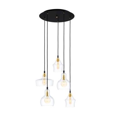 Kaspa LONGIS 5 10878505 lampa wisząca 5x25W/E27 IP20