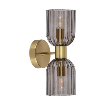 Light Prestige Piega LP-939/2W smoked kinkiet 2x10W/E14 IP20