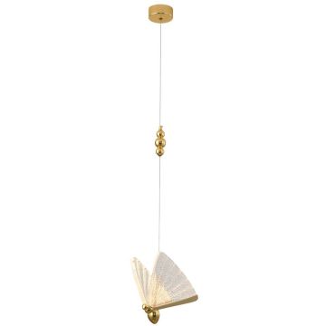 Step into Design BEE LAMP MP0090-1 gold lampa wisząca 2x4W/LED 320 lm 3000K IP20