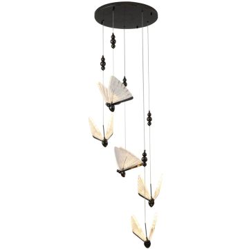 Step into Design BEE LAMP MP0090-5 black lampa wisząca 5x20W/LED 1600 lm 3000K IP20