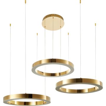 Step into Design CIRCLE 3in1 DN924-60+60+60 gold lampa wisząca 3x80W/LED 9000lm 3000K IP20