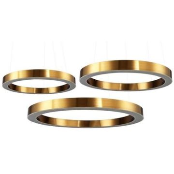 Step into Design CIRCLE 3in1 ST-8848-40+60+80 brass lampa wisząca 3x93W/LED 8835lm 3000K IP20