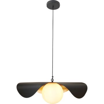 Step into Design ENZO ST-F22020601-D80 black lampa wisząca 1x40w/E27   IP20