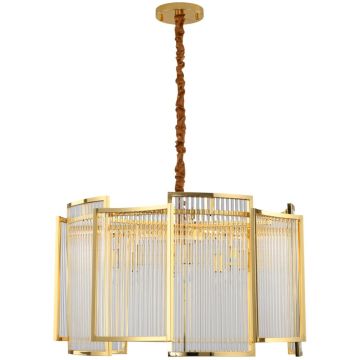 Step into Design IMPERIO MP0098 gold lampa wisząca 8x40w/E14   IP20