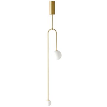 Step into Design LOOP ST-8928S brass lampa wisząca 2x20W/G9   IP20