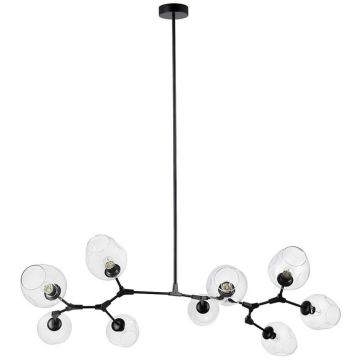 Step into Design MODERN ORCHID ST-1232-9 TRANSPARENT lampa sufitowa 9x60W/E27   