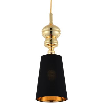 Step into Design QUEEN MP-8846-18 black gold lampa wisząca 2x60W/E27   IP20