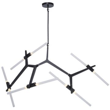 Step into Design STICKS ST-1001-10 black lampa sufitowa 10x20W/G9   IP20
