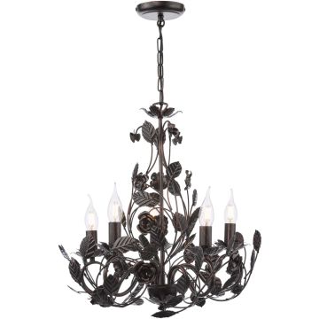 Dar Lighting Priscilla PRI0554 lampa wisząca 5x40w/e14   