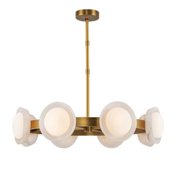 Quintiesse Alonso QN-ALONSO8-VBS-AR żyrandol 1x28W/LED 1130lm 3000K IP20