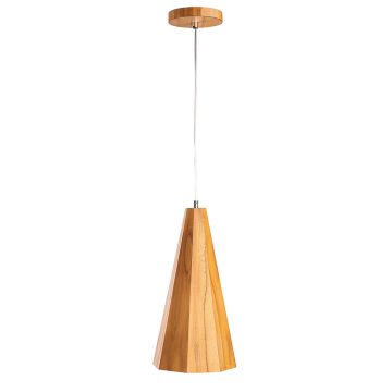 Quintiesse Angular QN-ANGULAR-P-S-TEAK lampa wisząca 1x40W/E27   IP20