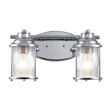 Quintiesse Ashland Bay QN-ASHLANDBAY2-PC-BATH kinkiet 2x60W/E27  IP44