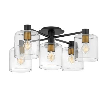 Quintiesse Axel QN-AXEL5-BK lampa sufitowa 5x60W/E27  