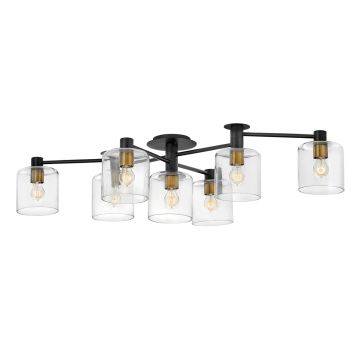 Quintiesse Axel QN-AXEL7-BK lampa sufitowa 7x60W/E27  