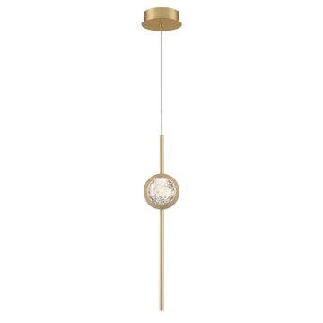 Quintiesse Barletta QN-BARLETTA-1P-BG lampa wisząca 1x6W/LED 340lm 3000K IP20