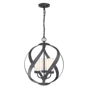 Quintiesse Blacksmith QN-BLACKSMITH-3P-OBK lampa wisząca 3x40W/E14  