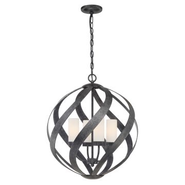 Quintiesse Blacksmith QN-BLACKSMITH-4P-OBK lampa wisząca 4x40W/E14  