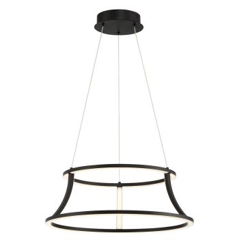 Quintiesse Cadoux QN-CADOUX-P-BK lampa wisząca 1x54W/LED 1490lm 3000K IP20
