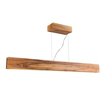 Quintiesse Clean QN-CLEAN-LED-LP-127-TEAK lampa wisząca 1x29W/LED 1685lm 3000K IP20