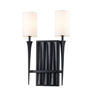 Quintiesse Crest QN-CREST-2WB-BLK kinkiet 2x40W/E14 IP20