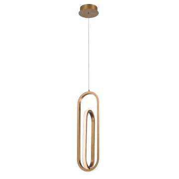 Quintiesse Demark QN-DEMARK-1P-BG lampa wisząca 1x28W/LED 1000lm 3000K IP20